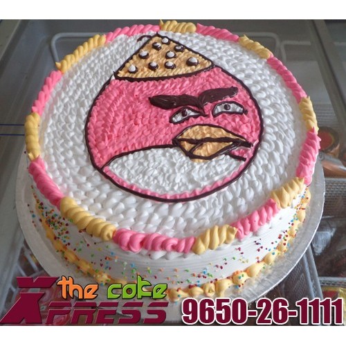 Angry Birds Cartoon Cake Delivery in Noida