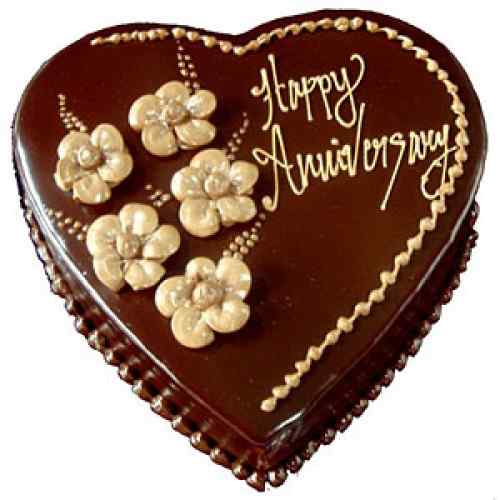 Chocolate Heart Cake Delivery in Noida