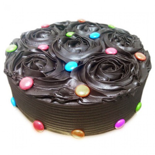 Chocolate Flower Cake Delivery in Noida