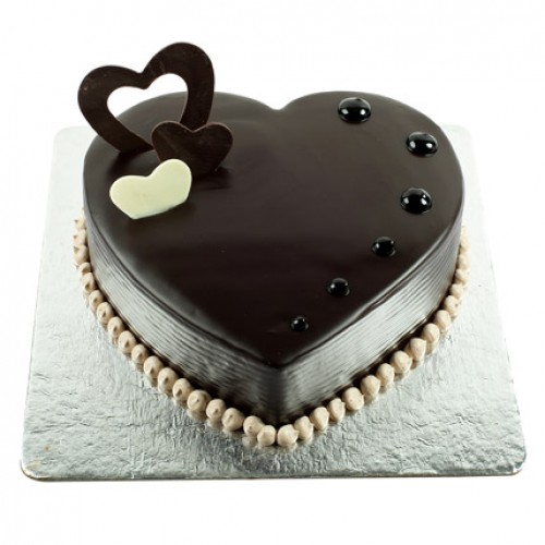 Passion of Love Choco Heart Cake Delivery in Noida