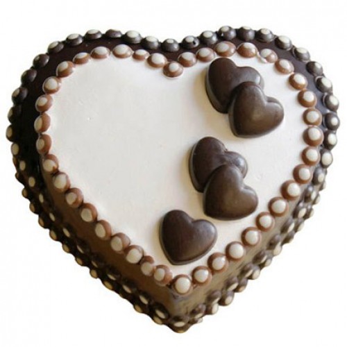 Special Heart Chocolate Cake Delivery in Noida