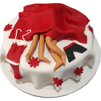 Honeymoon Themed Customized Cake Honeymoon Themed Customized Cake