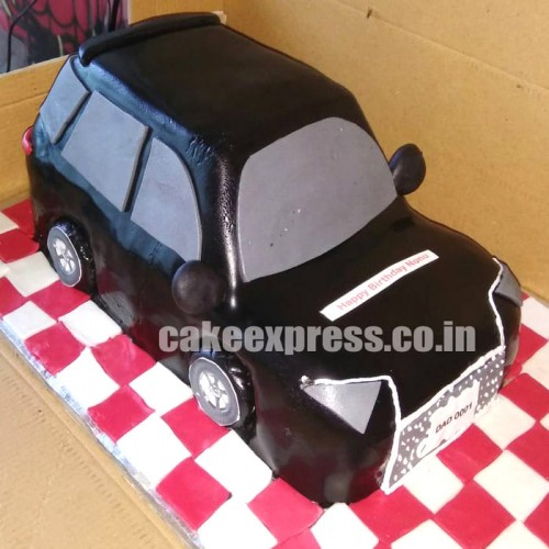 XUV Car Customized Fondant Cake Delivery in Noida