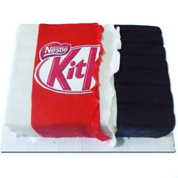 Kit Kat Fondant Cake Kit Kat Fondant Cake