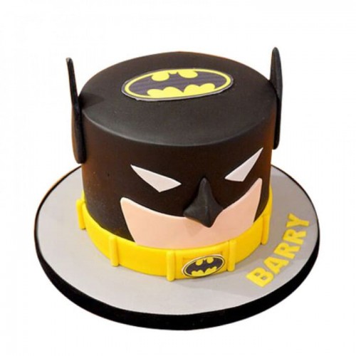 Batman Mask Fondant Cake Delivery in Noida
