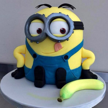 Banana & Bob Minion Cake