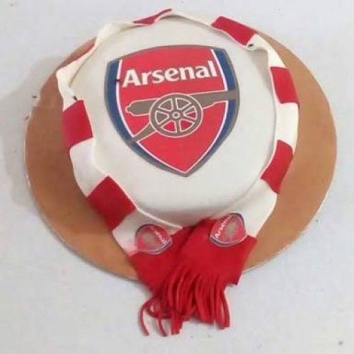 Arsenal Club Themed Cake Delivery in Noida