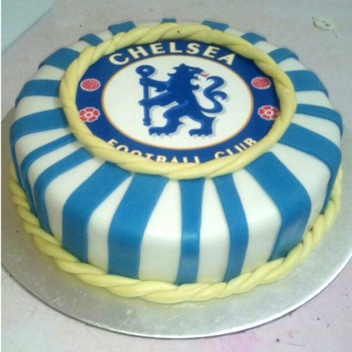 Chelsea Soccer Club Customized Cake Delivery in Noida