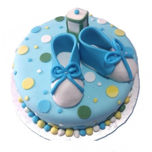 Baby Shower Fondant Cake Delivery in Noida
