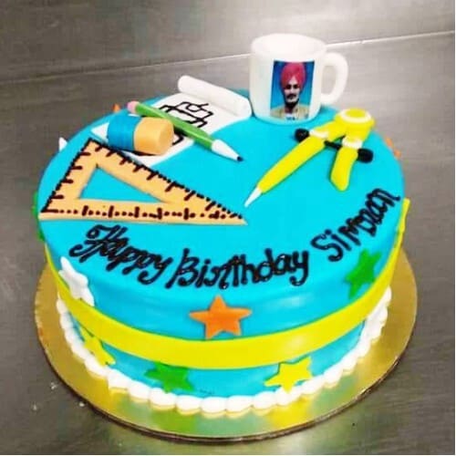 Engineer Themed Fondant Cake Delivery in Noida