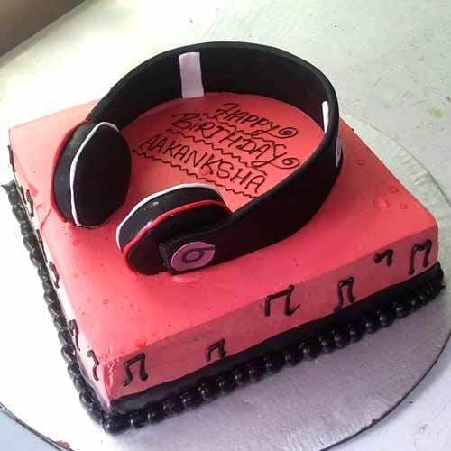 Headphone Music Cake Delivery in Noida