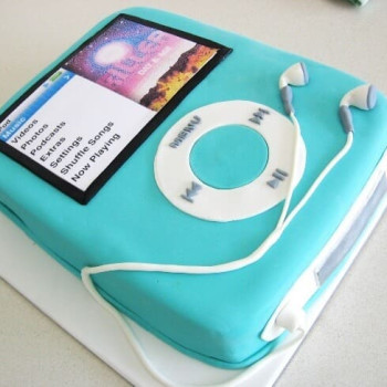 iPod Shape Fondant Cake iPod Shape Fondant Cake