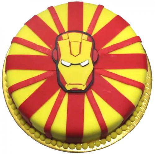 Iron Man Theme Customized Cake Delivery in Noida