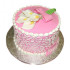 Lily Flower Theme Cream Cake