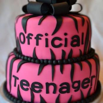 Official Teenager Fondant Cake