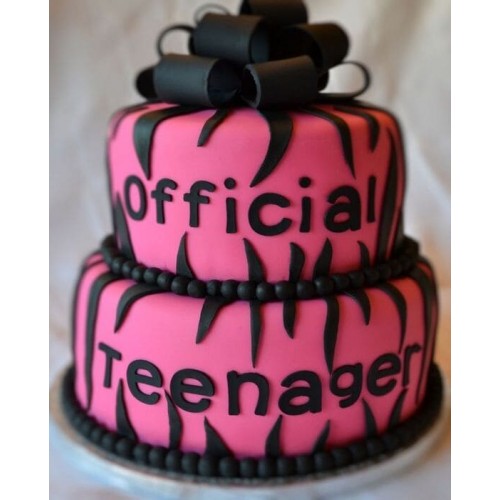 Official Teenager Fondant Cake Delivery in Noida