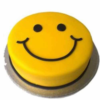 Smiley Fondant Cake