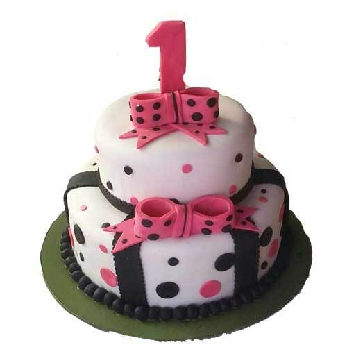 First Birthday Fondant Cake Delivery in Noida