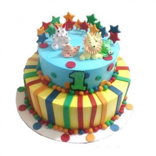 Kids First Birthday Designer Cake Delivery in Noida