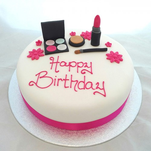 Makeup Fondant Cake Delivery in Noida