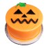 Halloween Pumpkin Fondant Cake