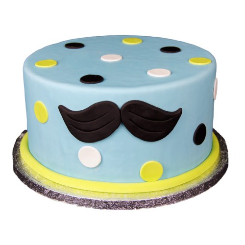 Mustache Theme Cake Delivery in Noida