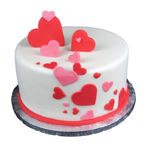 Ravishing Love Fondant Cake Delivery in Noida Ravishing Love Fondant Cake Delivery in Noida
