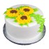 Sunflower Theme Fondant Cake