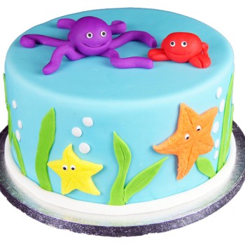 Under The Sea Theme Cake