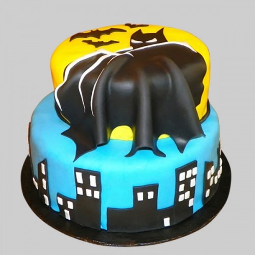 Batman Fondant Cake For Kids Delivery in Noida