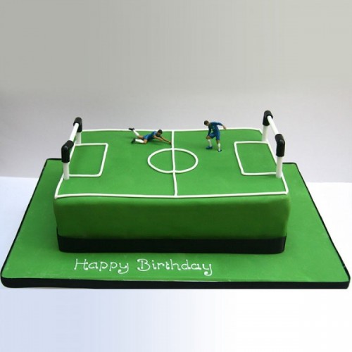 Football Ground Fondant Cake Delivery in Noida