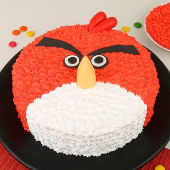 Angry Bird Cream Cake Angry Bird Cream Cake