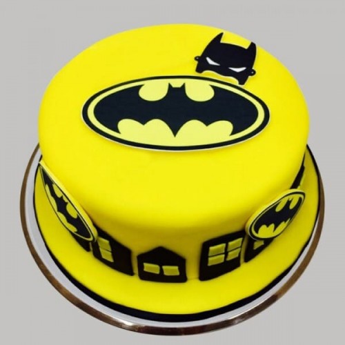 Batman Chocolate Fondant Cake Delivery in Noida