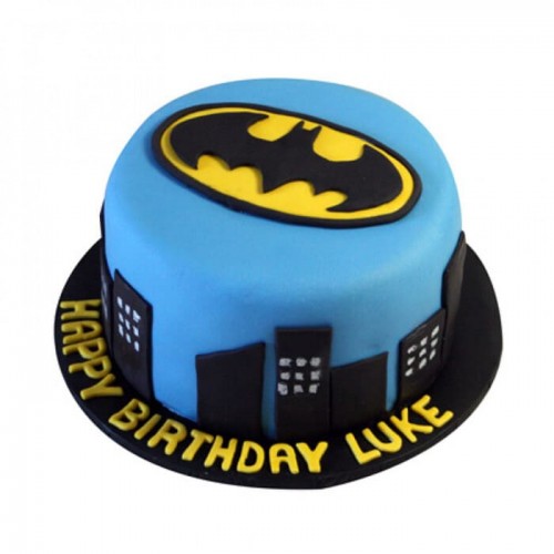 Batman & Gotham City Fondant Cake Delivery in Noida