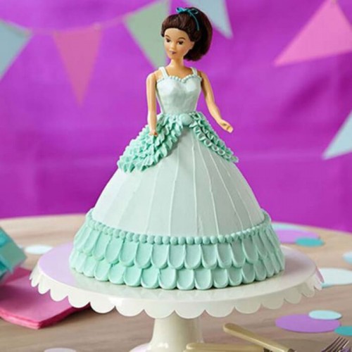 Blue Barbie Cake Delivery in Noida