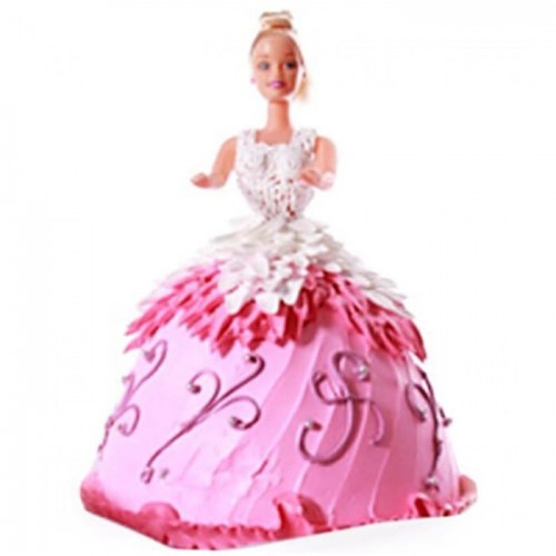 Cute Baby Doll Cake Delivery in Noida
