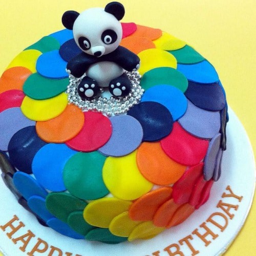 Cute Baby Panda Theme Cake Delivery in Noida