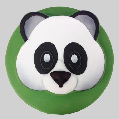 Cute Panda Face Fondant Cake Delivery in Noida