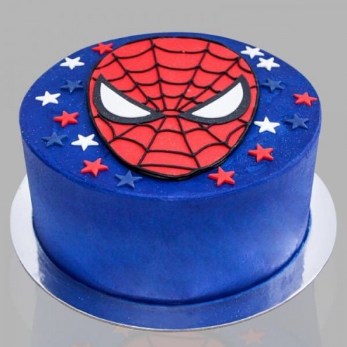 Exclusive Spiderman Theme Fondant Cake Delivery in Noida