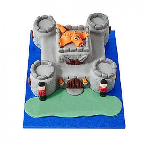Fort Theme Fondant Cake Delivery in Noida