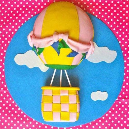 Funky Fondant Balloon Cake Delivery in Noida Funky Fondant Balloon Cake Delivery in Noida