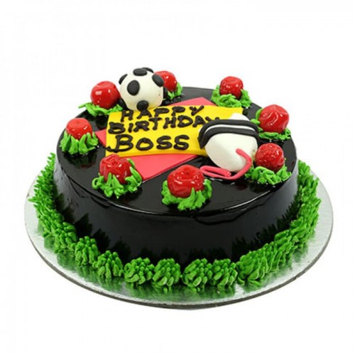 Happy Birthday Boss Chocolate Cake Delivery in Noida