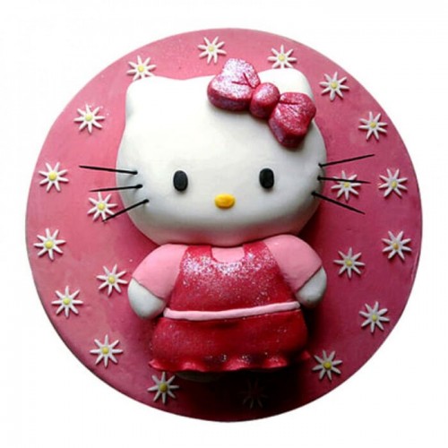 Hello Kitty Fondant Cake Delivery in Noida