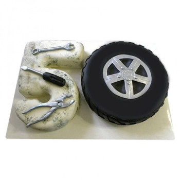 Mechanic Theme Fondant Cake Mechanic Theme Fondant Cake