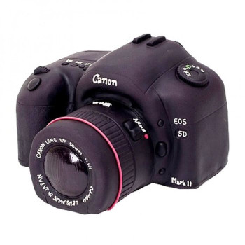 Photo Camera Fondant Cake