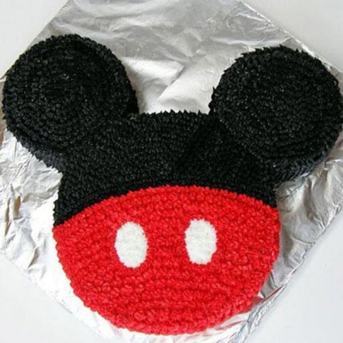 Red & Black Mickey Mouse Cake Delivery in Noida