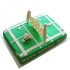 Smashing Badminton Court Fondant Cake