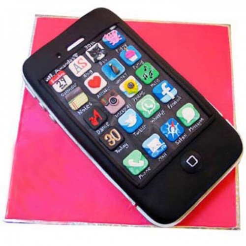 Techy IPhone Fondant Cake Delivery in Noida