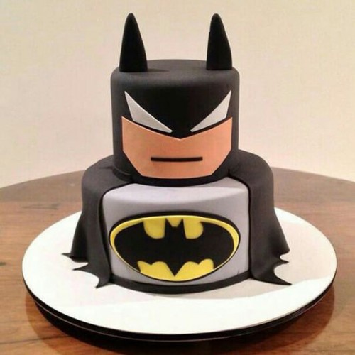 2 Tier Batman Customized Cake Delivery in Noida