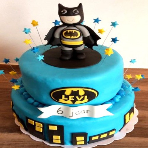 2 Tier Batman Designer Cake Delivery in Noida